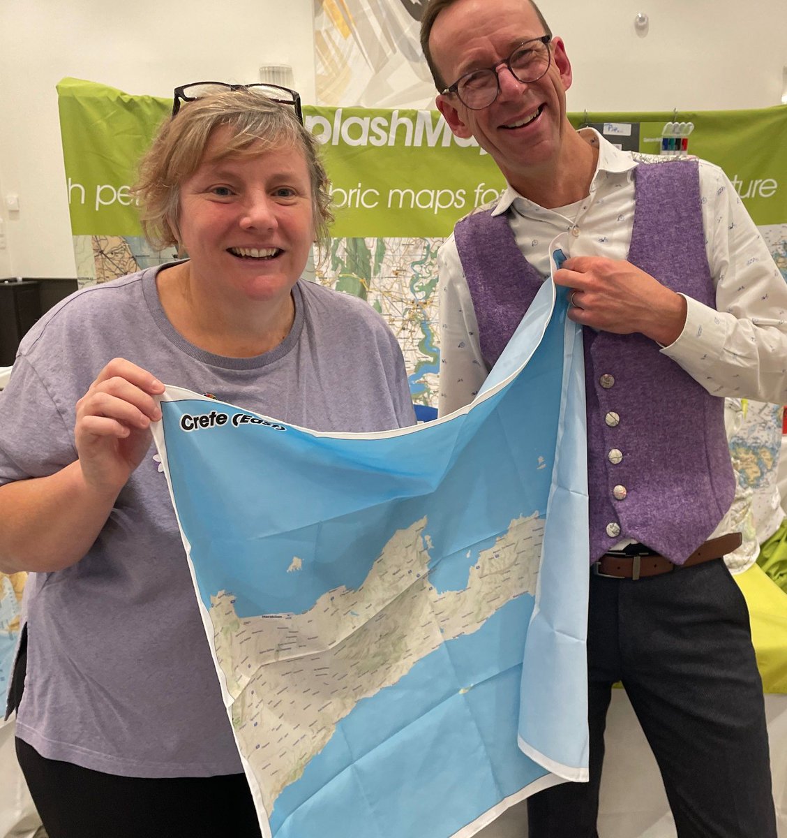 splashmaps's tweet image. Tracy @purplelily found #splashmaps at @bigsustainabilityexpo, &amp;amp; walked home with #Cyprus #AlwaysYourAdventure buff.ly/3Ynw6dB #ecofriendly #sustainable#environment #innovation #zerowaste  #design #savetheplanet  #smallbusiness #reuse #eco #greenliving #organic