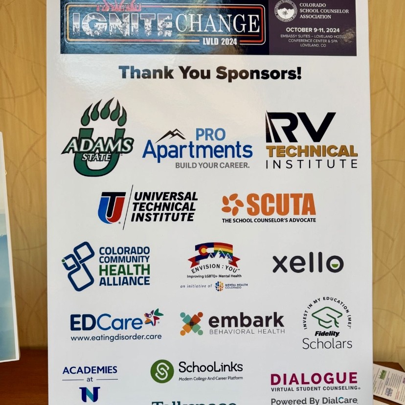 EDCareDenver's tweet image. #EDCare was thrilled to be a part of the Colorado School Counselor Association’s IGNITE Change Conference. We had an incredible time connecting with #SchoolCounselors to share resources and discuss how we can support students facing eating disorders. #CSCA #EDRecovery