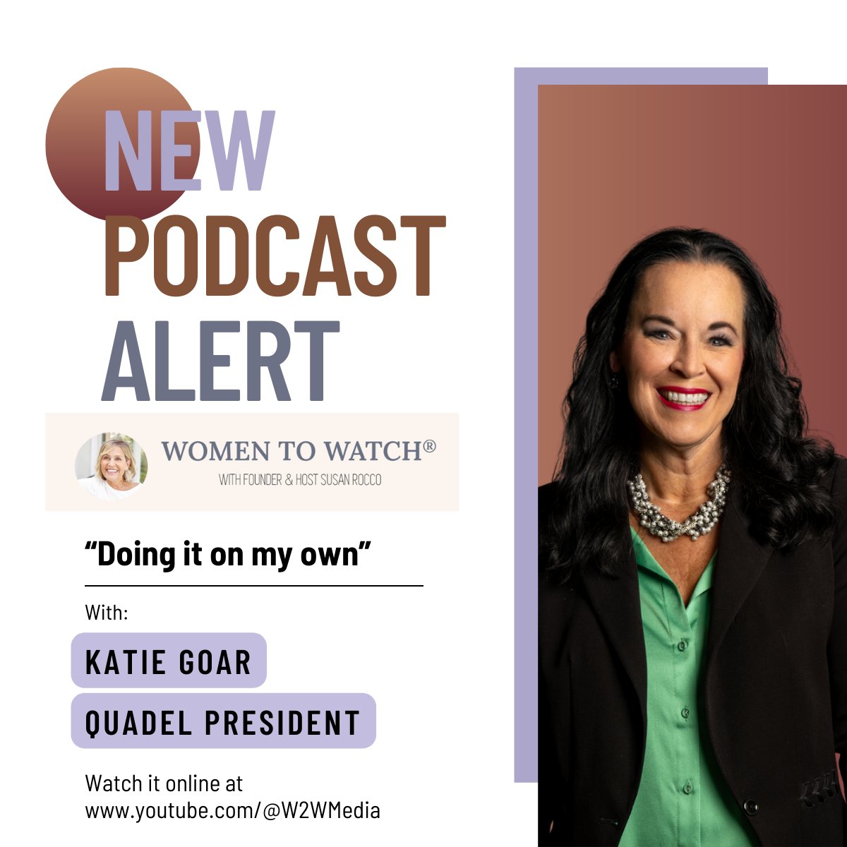 ConsultQuadel's tweet photo. Quadel President Katie Goar recently appeared on the Women to Watch podcast, where host Susan Rocco interviews C-suite executives and other #WomenLeaders about the life experiences that led to their success. Check it out: https://t.co/TNDa3DZJR5
#Leadership #QuadelExperts https://t.co/MtpGaTBeyf