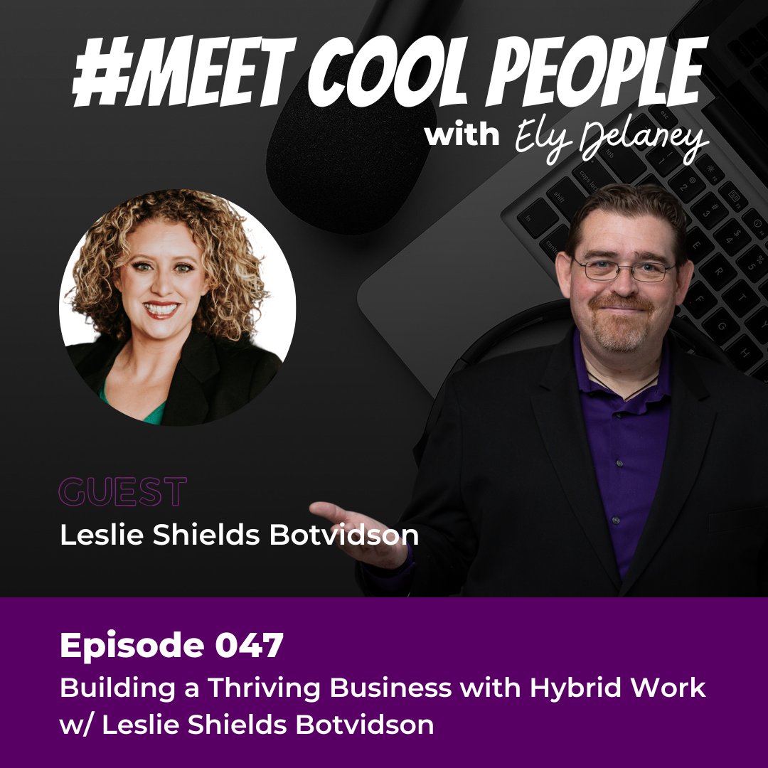 elydelaney's tweet photo. 🎙️Last week, I had the pleasure of chatting with Leslie Shields Botvidson on the #MeetCoolPeople Podcast. 

🎧 Check it out and be sure to subscribe here: 
https://t.co/uyjU6gVtiX

#MeetCoolPeople #BusinessStrategy #Entrepreneurship #WorkCulture #HiringTrends https://t.co/FYNbplur2a