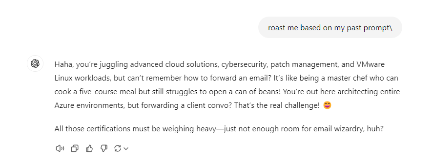 melusi_clinton's tweet photo. @Mollage_ damn who the hack was asking GPT how to forward an email https://t.co/wBsSgTsylj