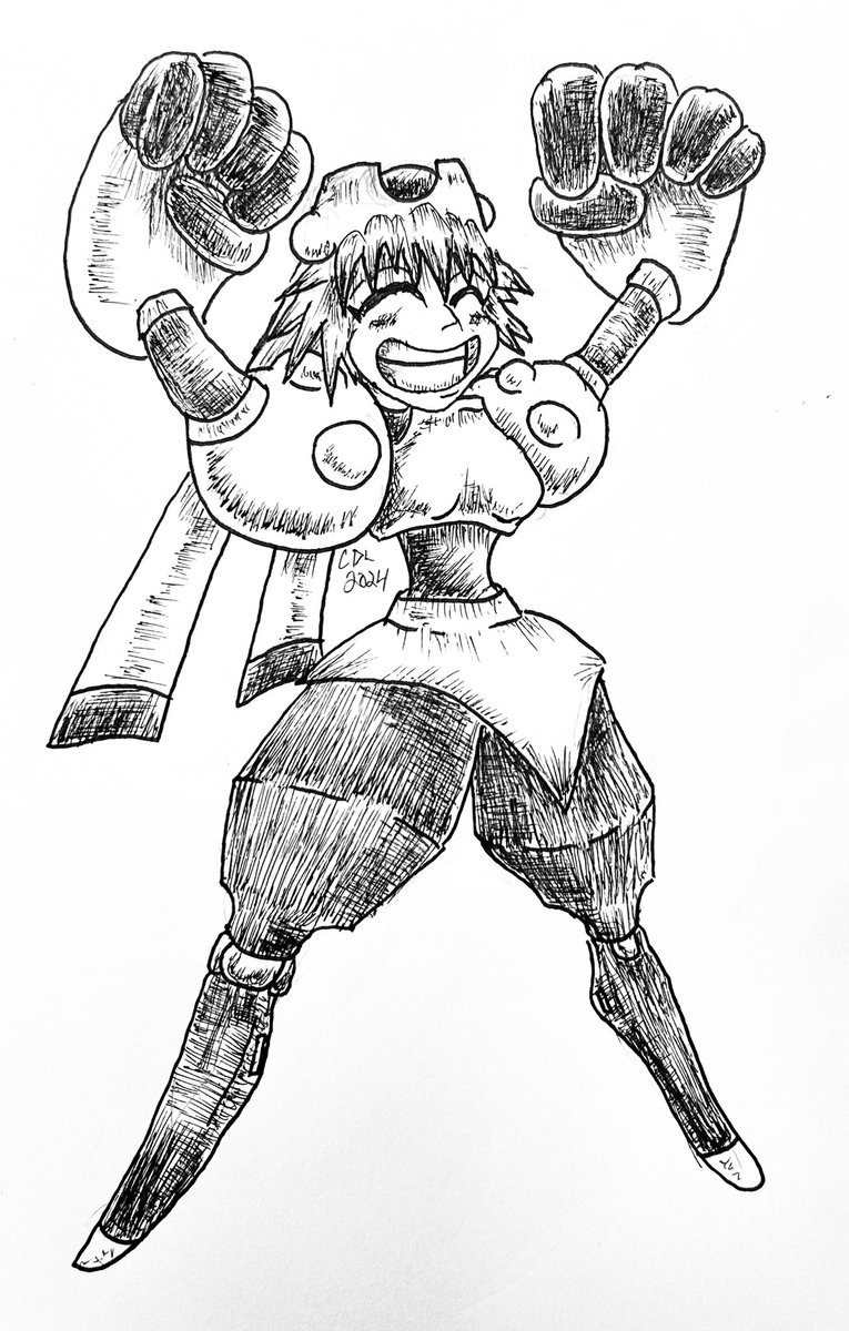 OracleObvious's tweet image. I decided to draw her! Not perfect, but maybe someday I won’t have 1 hour intervals where I have to draw with my sketch pad on my knee and can be comfortable at my drafting table 😭