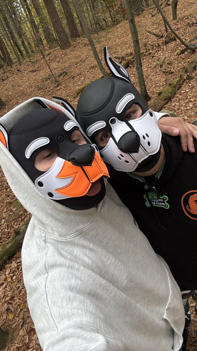 A very special Dwagon Pup made it up to RI for the long weekend 😝 first time he was caught in a puppy hood 🤭 it was a pleasure <a href="/Liam_the_dragon/">Liam The Dragon ✨🦖</a> cum again soon 😘 Awrooo 🤍🐾
