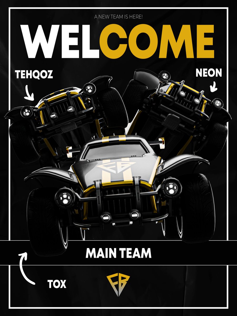 📢📢📢

We are beyond proud to announce our new mainteam for <a href="/RivalRushRL/">Rival Rush</a> season 1 division 2!

<a href="/Tox_RL/">QAD Tox</a> 
<a href="/Ne0nRL/">Ne0n</a> 
<a href="/TehQoz_RL/">oscar</a> 
<a href="/Kesja101/">Kesja</a> (Manager) 

#togetherweflyback