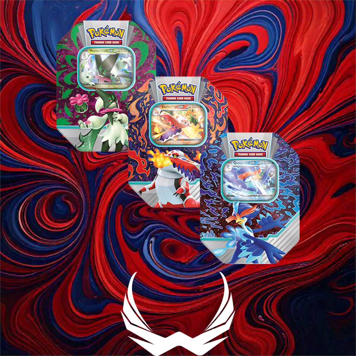 WrightWayGaming's tweet photo. Another day another spooktacular offer, grab these Paldean Partner Tins for £14.99!
#paldeapartners #paldeanfates #pokemoncommunity #pokemoncards #pokemontcg #pokémon #pokemon
https://t.co/easNDg6VpG https://t.co/f1wYYqcCS9