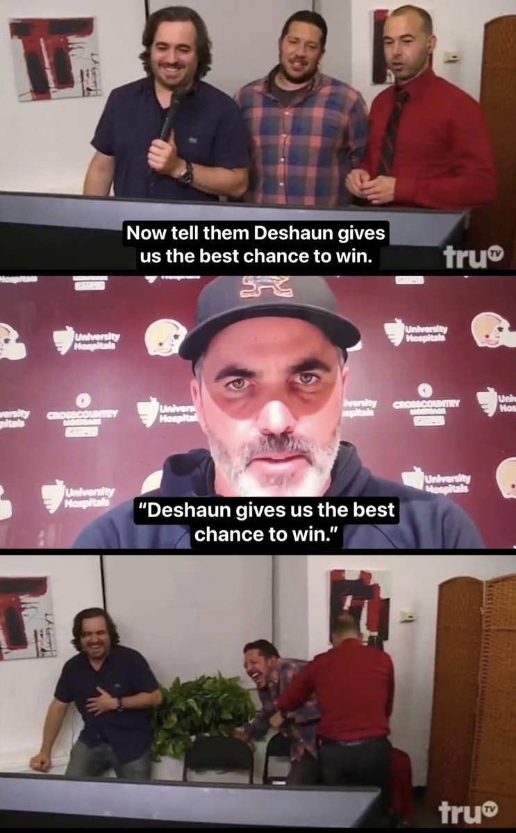 There’s only one explanation #Browns fans… we are all being punked. #DawgPound