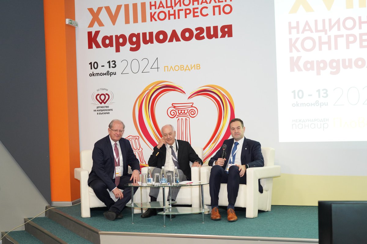 Vassil Traykov (@traykovvassil) on Twitter photo Great joint session between European Heart Journal and Bulgarian Society of Cardiology this weekend at the 18th National Congress of BSC in #Plovdiv, Bulgaria. Many thanks to prof. Filippo Crea <a href="/ehj_ed/">EHJ Editor-in-Chief</a> and to prof. Petar Seferovic.
<a href="/escardio/">European Society of Cardiology</a> <a href="/ESC_Journals/">European Society of Cardiology Journals</a> <a href="/TomLuscher/">CardioTomLuscher</a> Great joint session between European Heart Journal and Bulgarian Society of Cardiology this weekend at the 18th National Congress of BSC in #Plovdiv, Bulgaria. Many thanks to prof. Filippo Crea <a href="/ehj_ed/">EHJ Editor-in-Chief</a> and to prof. Petar Seferovic.
<a href="/escardio/">European Society of Cardiology</a> <a href="/ESC_Journals/">European Society of Cardiology Journals</a> <a href="/TomLuscher/">CardioTomLuscher</a>