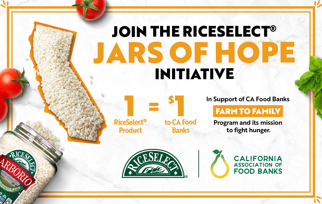 CAFoodBanks's tweet photo. ๐พ Excited to share the Jars of Hope initiative with @RiceSelect and @CAFoodBanks! Together, weโre bringing nutritious meals to families in need. ๐ซ๐
Join us in spreading hope by supporting your local food bank! ๐
Learn more: https://t.co/Ogur5YuJV1 #JarsOfHope https://t.co/t6fNUpMS9c