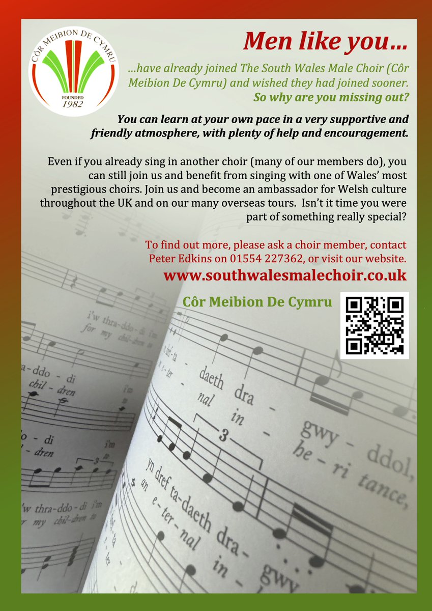 SouthWalesChoir's tweet photo. Do you speak English? https://t.co/3U0hO7v6oo