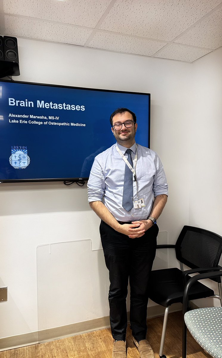 Georgetown Radiation Oncology Residency (@mguhradonc) on Twitter photo MED STUDENT SPOTLIGHT 🔥
Alex Marwaha, MS4, from LECOM giving his presentation after an excellent 4-week rotation with us! A great review of brain metastasis management. Great job, <a href="/alex_marwaha/">Alex Marwaha, DO</a> ! 👏🏼 
#radonc #radiationoncology MED STUDENT SPOTLIGHT 🔥
Alex Marwaha, MS4, from LECOM giving his presentation after an excellent 4-week rotation with us! A great review of brain metastasis management. Great job, <a href="/alex_marwaha/">Alex Marwaha, DO</a> ! 👏🏼 
#radonc #radiationoncology