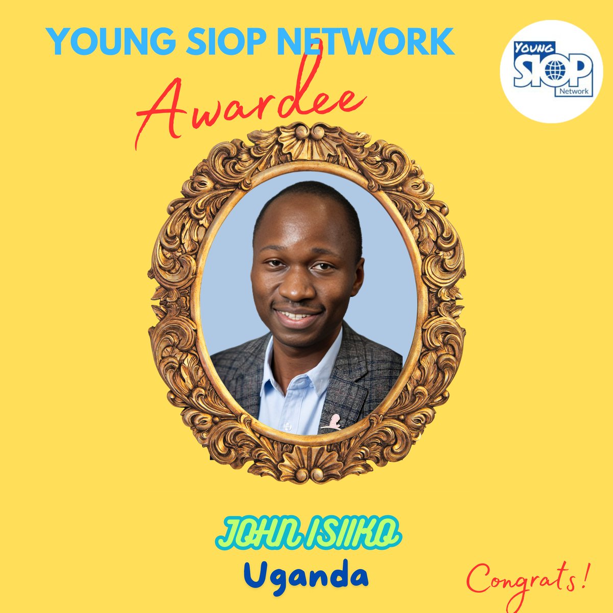 Young SIOP (@youngsiop) on Twitter photo John Isiiko | Uganda 🇺🇬
Young Investigator Awardee 🏆 #WeAreYoungSIOP <a href="/WorldSIOP/">SIOP International</a> <a href="/SIOPAfrica/">SIOP-Africa</a> 
1⃣ Hematology/Oncology Pharmacist and Researcher at the Department of Pharmacy, Uganda Cancer Institute.
2⃣Master’s degree in Clinical Pharmacy and a fellowship in Oncology Pharmacy (UK) John Isiiko | Uganda 🇺🇬
Young Investigator Awardee 🏆 #WeAreYoungSIOP <a href="/WorldSIOP/">SIOP International</a> <a href="/SIOPAfrica/">SIOP-Africa</a> 
1⃣ Hematology/Oncology Pharmacist and Researcher at the Department of Pharmacy, Uganda Cancer Institute.
2⃣Master’s degree in Clinical Pharmacy and a fellowship in Oncology Pharmacy (UK)