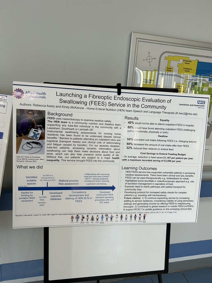 LGTSALT's tweet image. For our AHP day, we got a chance to review a great selection of academic posters that were presented at our recent ‘LGT AHPs Inspire Day 2024’. These were on display today at QEH and included SLT contributions from our HEN, community and Voice SLTs! ✨
