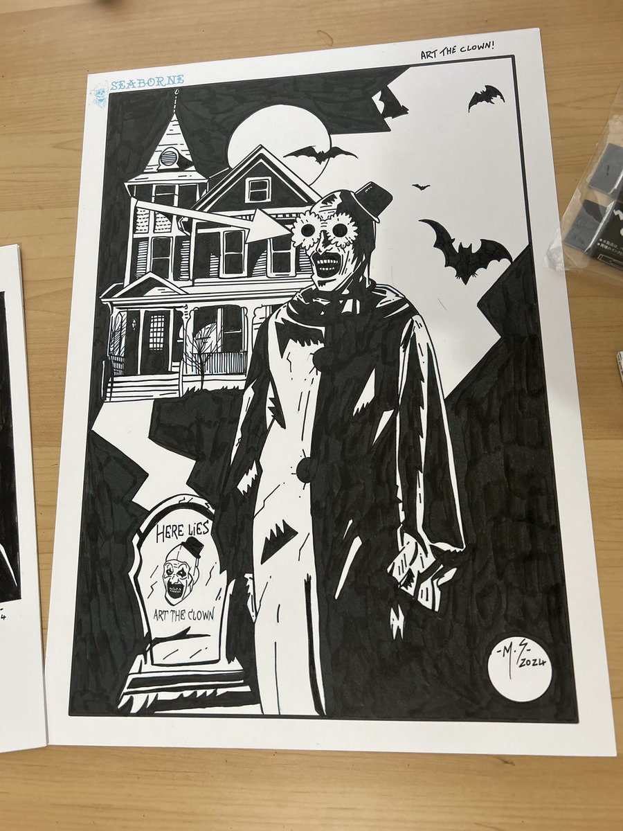 Here’s a couple of super fun commissions I’ve pencilled and inked. If you’re interested in one drop me a DM