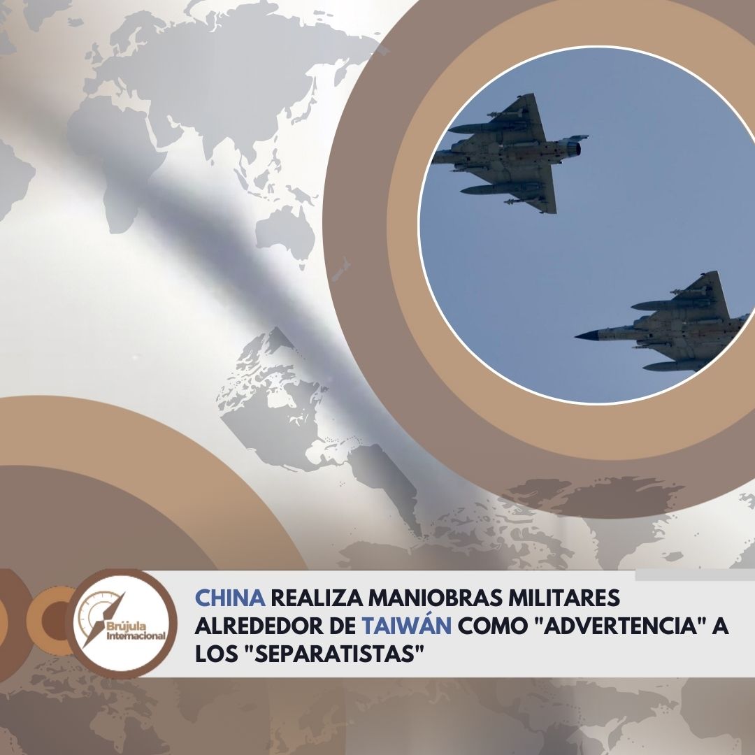 🇨🇳🇹🇼| China envió el lunes aviones y barcos para rodear Taiwán a modo de "advertencia", anunció Pekín, en sus más recientes ejercicios militares dirigidos a la isla de gobierno autónomo a la que considera como parte de su territorio.
#Taiwán #china