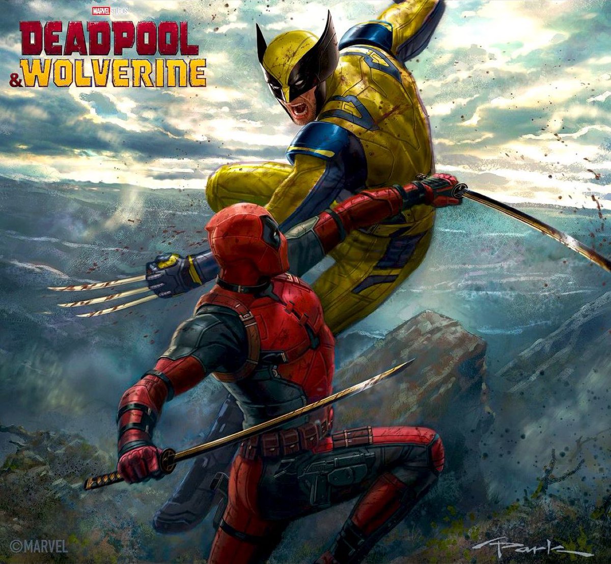 XMenUpdate's tweet photo. Official concept art from ‘DEADPOOL &amp; WOLVERINE’ ⚔️. https://t.co/CvERNiIE1z