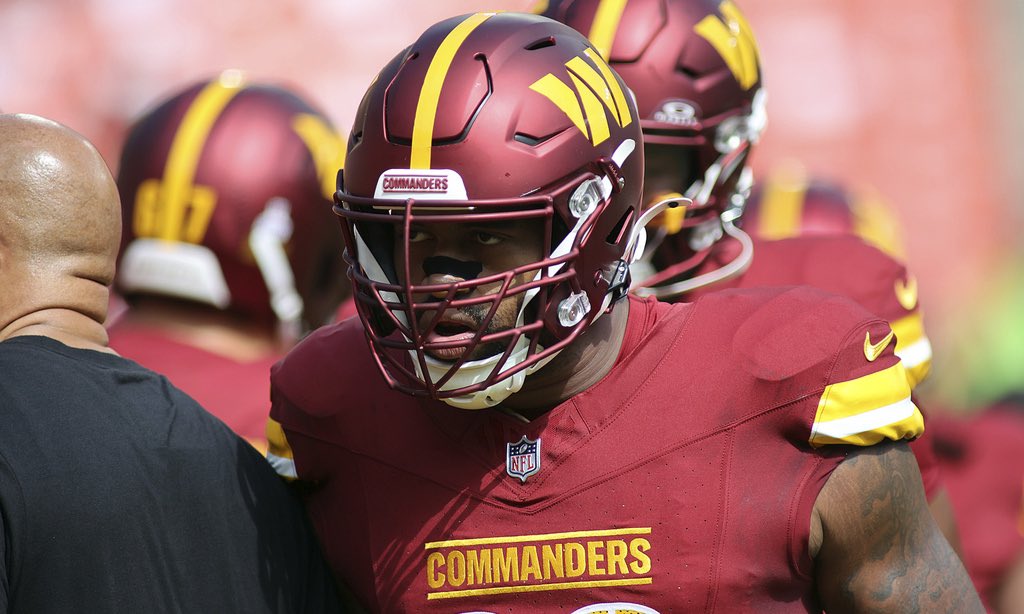 RapSheet's tweet photo. #Commanders DL Jonathan Allen has a torn pec, per coach Dan Quinn. He called it a big blow for the team.

“We’ll certainly miss him this season.” https://t.co/VMyAzHMOD8