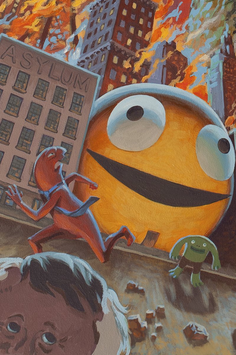 adultswim's tweet image. Maybe there’s a little Glepzilla in all of us. Collab with Stephen Andrade

#smilingfriends #godzilla