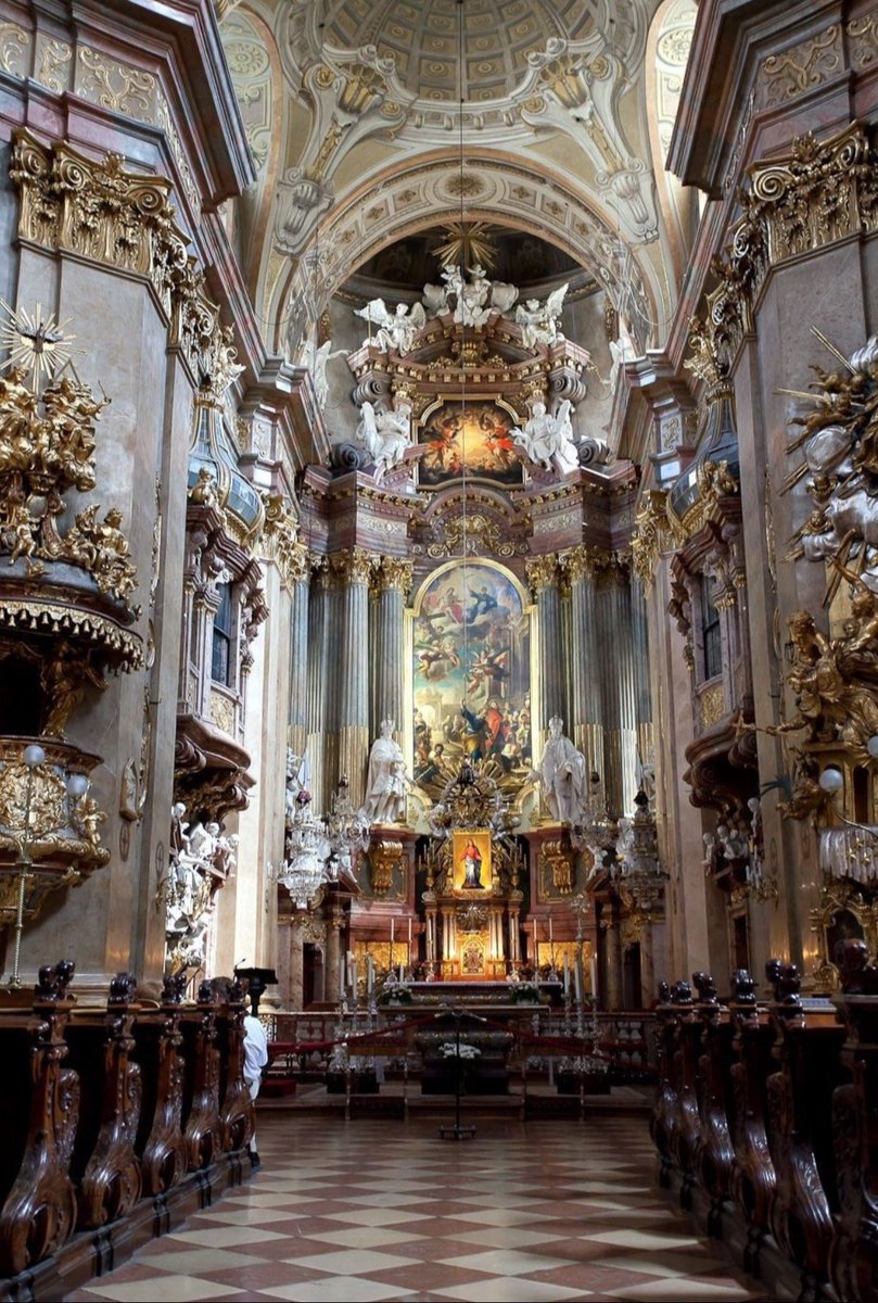 The Peterskirche in Vienna, Austria.