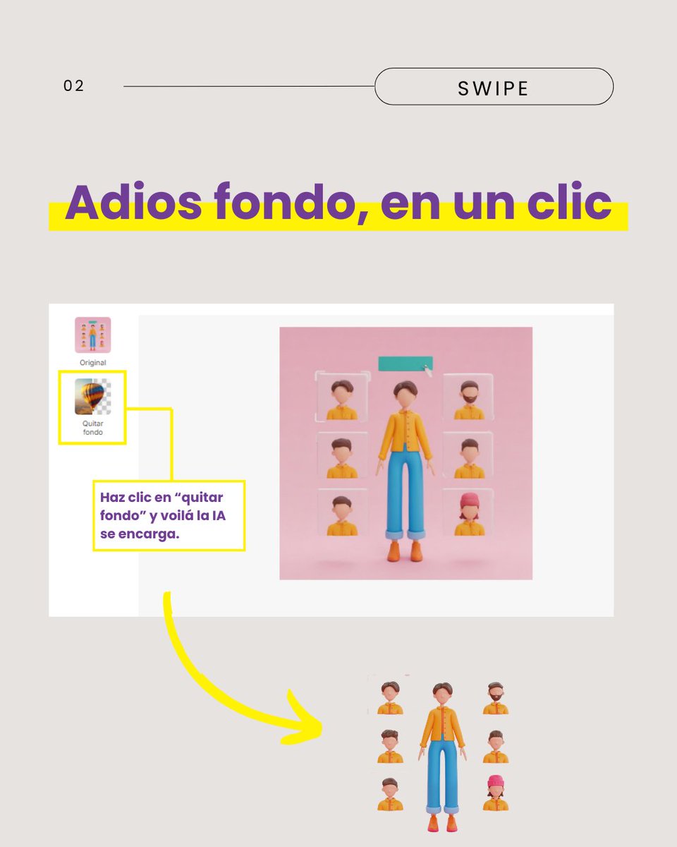 albatoress0's tweet photo. 🤖🎨 ¿Quieres quitar fondos, cambiar tamaños o hasta crear imágenes desde cero? 
🔥 La IA de Freepik es tu nuevo BFF para crear las ilustraciones y fotos más 🔝.

👀 ¡Conoce el resto de funciones en comentarios! 👇

#socialmedia #redessociales #freepik #design https://t.co/tTHGpFSsLY