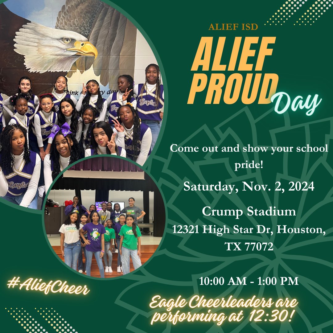 mata_cheer's tweet photo. Come out and show your Alief Pride! #EagleCheer @mataeagles https://t.co/KVVCudIlGm