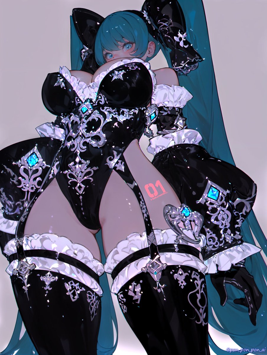 pon_pon_pon_ai's tweet image. ＃初音ミク　深夜のミクお姉様