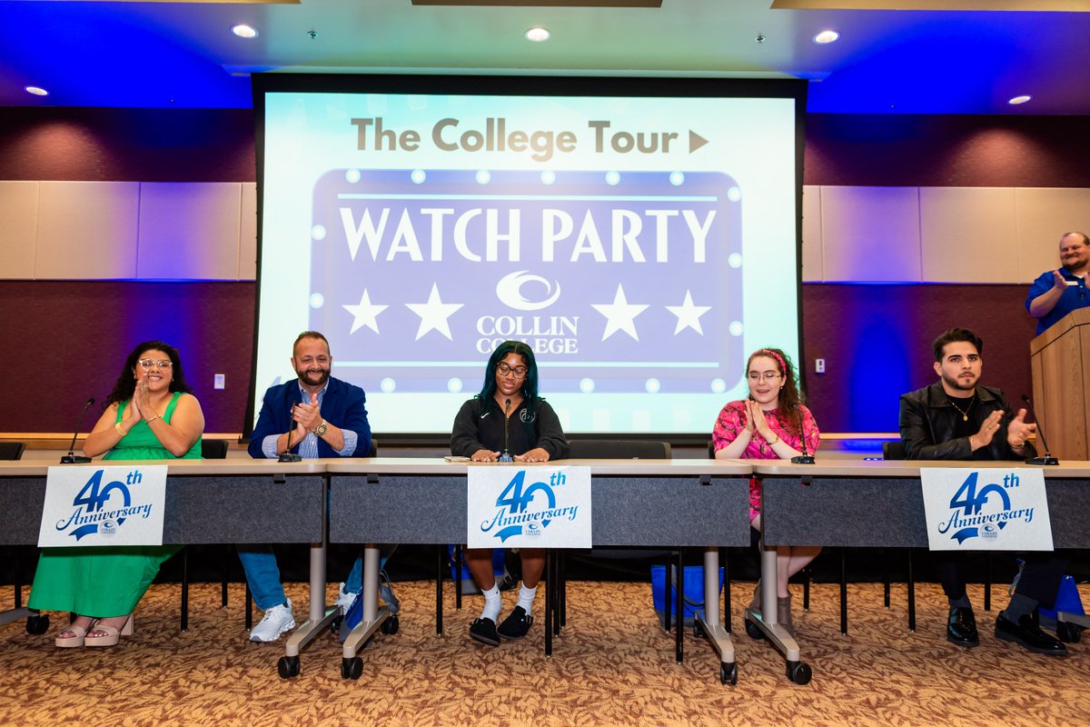 Who else is excited about our @thecollegetour episode on Amazon Prime? 🙋🏻‍♀️🙋🏽‍♂️

We had so much fun celebrating the premiere with our incredible students, their families, and friends, as well as Collin College faculty and staff. Get ready for our grand debut tomorrow, Oct. 15.