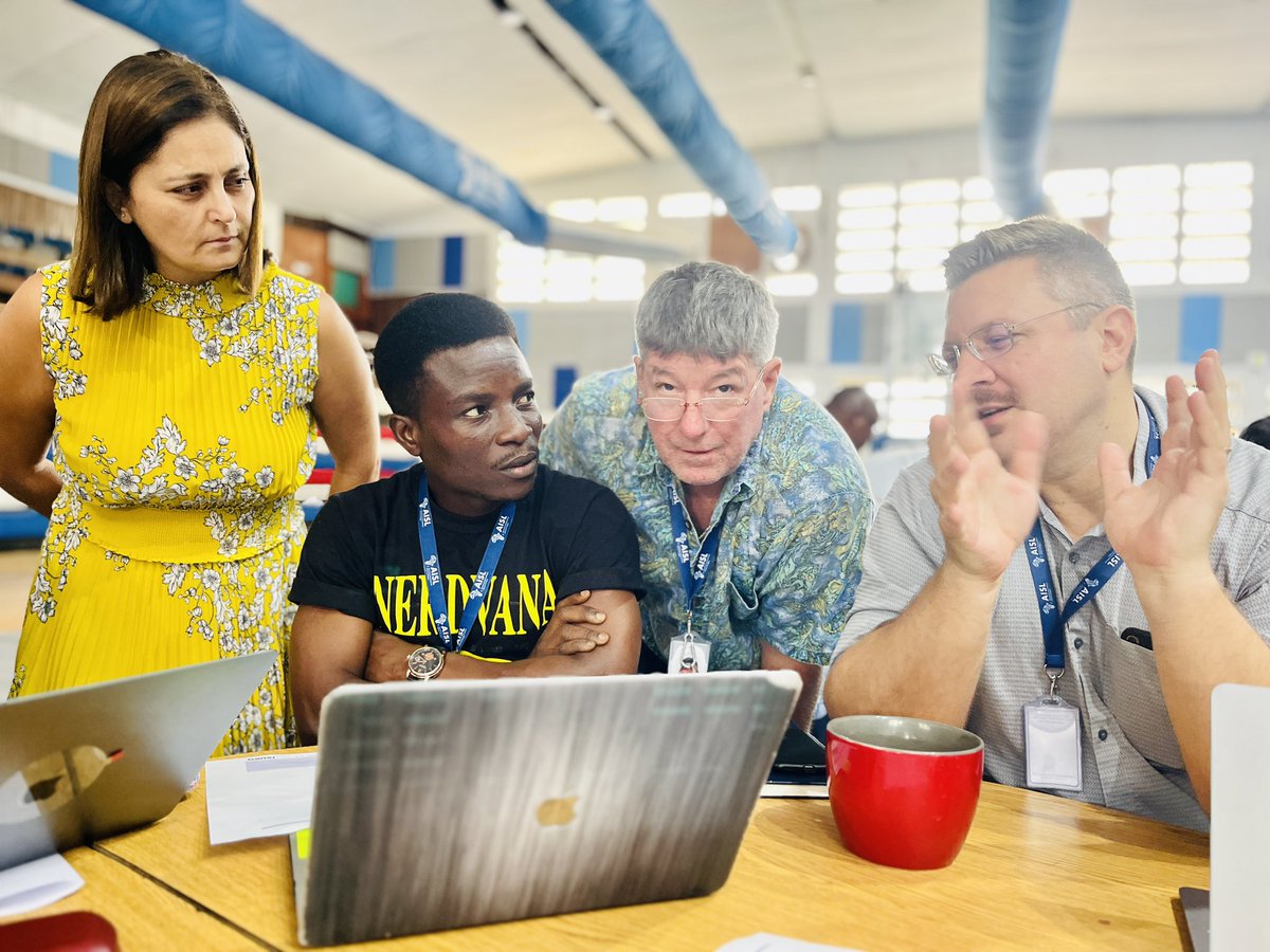 Teachers <a href="/aislagos/">American International School of Lagos</a> digging into data #datadive