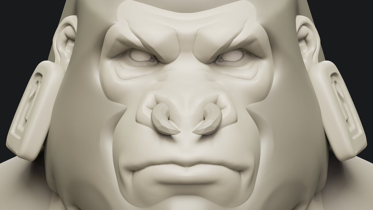 antony_pico's tweet image. Kibali 🦍

Kibali sculpt for P2design. Rigg and animation lessons.
youtube.com/watch?v=4n48e8…
p2design-academy.com

#zbrush #3dart #blender #characterart #sculpting