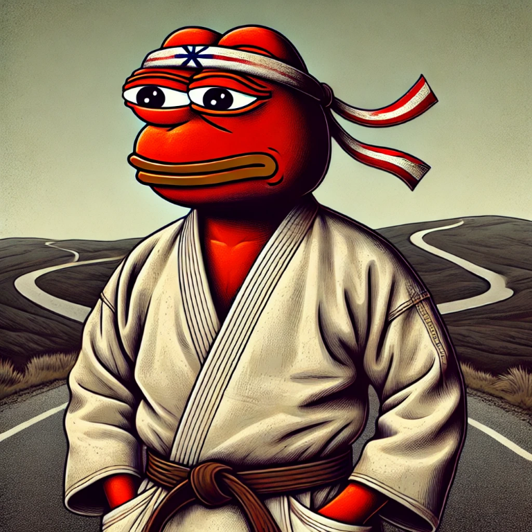 PEIPEITHEFROGG's tweet photo. GM my fam. 

I sleep well, and must go now. 

Sensei no longer teach. I must go find new. 

Where does $peipei search for new sensei? https://t.co/vUVBqzVnPg