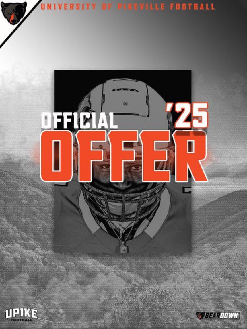 Blessed to receive my second ⭕️ffer <a href="/UPIKEFOOTBALL/">UPIKE FOOTBALL</a> <a href="/AnnistonDawgs/">Anniston Bulldog Football</a> <a href="/Jackson52Coach/">Coach Rico Jackson</a> <a href="/DexPreps/">DexPreps</a> <a href="/FBCoachDavis_/">Gray Davis</a> <a href="/gobigrecruiting/">Go Big Recruiting</a>
