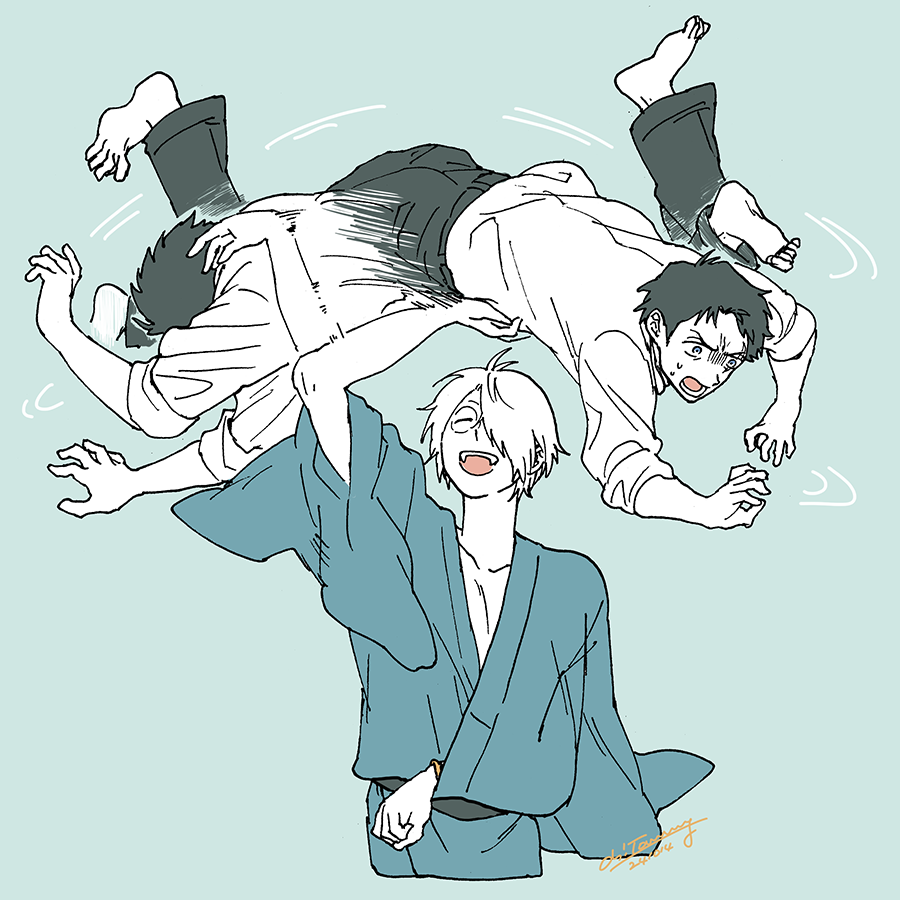 勝生勇利 「特典ドラマCD試聴より(父水) 」|おおとみのイラスト