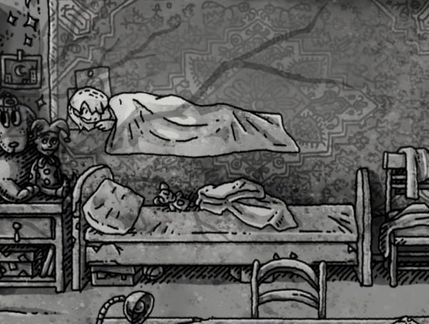 children_temple's tweet photo. They say when you fly in your sleep, you grow...
Sometimes bugs occur in the most unusual places😅
#thetempleofchildren #ttoc #horrorgame #indiedev #screenshots #blackandwhite https://t.co/4mg0VAxucn