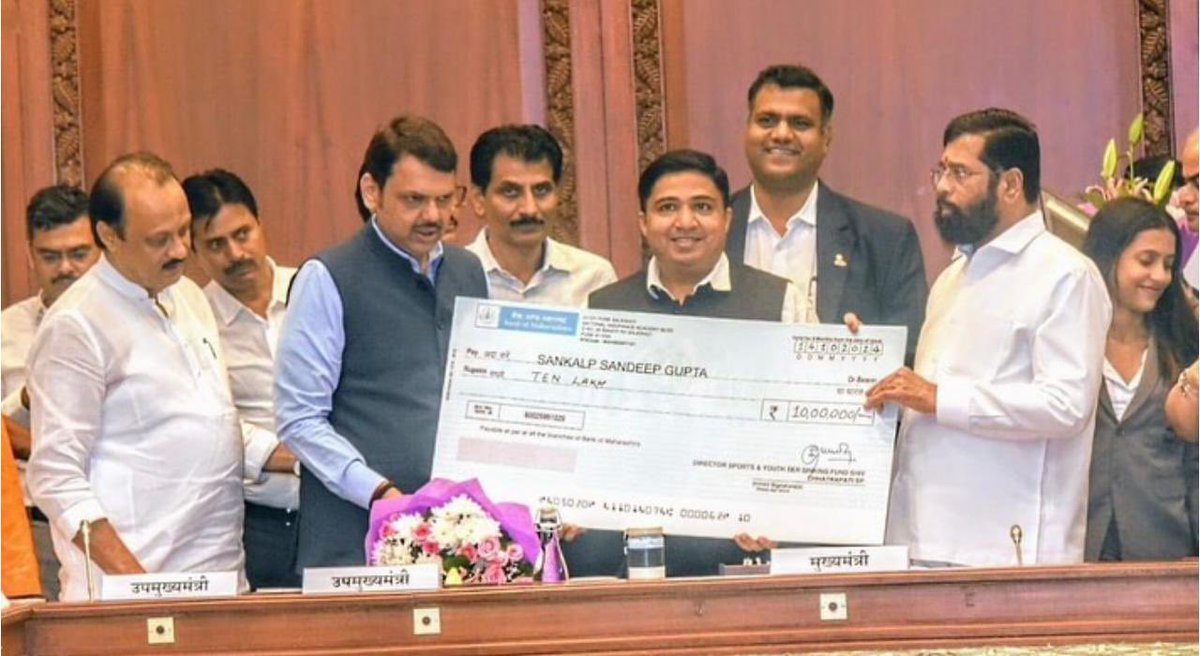 Abhijit kunte (@chessgmkunte) on Twitter photo Big thank you <a href="/mieknathshinde/">Eknath Shinde - рдПрдХрдирд╛рде рд╢рд┐рдВрджреЗ</a> <a href="/Dev_Fadnavis/">Devendra Fadnavis</a> <a href="/AjitPawarSpeaks/">Ajit Pawar</a> ji for the big support to sports and Chess players today. Thank you <a href="/MahaChess/">Maharashtra Chess Association</a> for being the gr8 catalyst. <a href="/Parinayfuke/">Dr. Parinay Fuke</a> <a href="/ashokjainjal/">Ashok Jain</a> <a href="/h2eSid/">Siddharth R Mayur рд╕рд┐рджреНрдзрд╛рд░реНрде рдЖрд░ рдордпреВрд░ ЁЯЗоЁЯЗ│</a> Big thank you <a href="/mieknathshinde/">Eknath Shinde - рдПрдХрдирд╛рде рд╢рд┐рдВрджреЗ</a> <a href="/Dev_Fadnavis/">Devendra Fadnavis</a> <a href="/AjitPawarSpeaks/">Ajit Pawar</a> ji for the big support to sports and Chess players today. Thank you <a href="/MahaChess/">Maharashtra Chess Association</a> for being the gr8 catalyst. <a href="/Parinayfuke/">Dr. Parinay Fuke</a> <a href="/ashokjainjal/">Ashok Jain</a> <a href="/h2eSid/">Siddharth R Mayur рд╕рд┐рджреНрдзрд╛рд░реНрде рдЖрд░ рдордпреВрд░ ЁЯЗоЁЯЗ│</a>