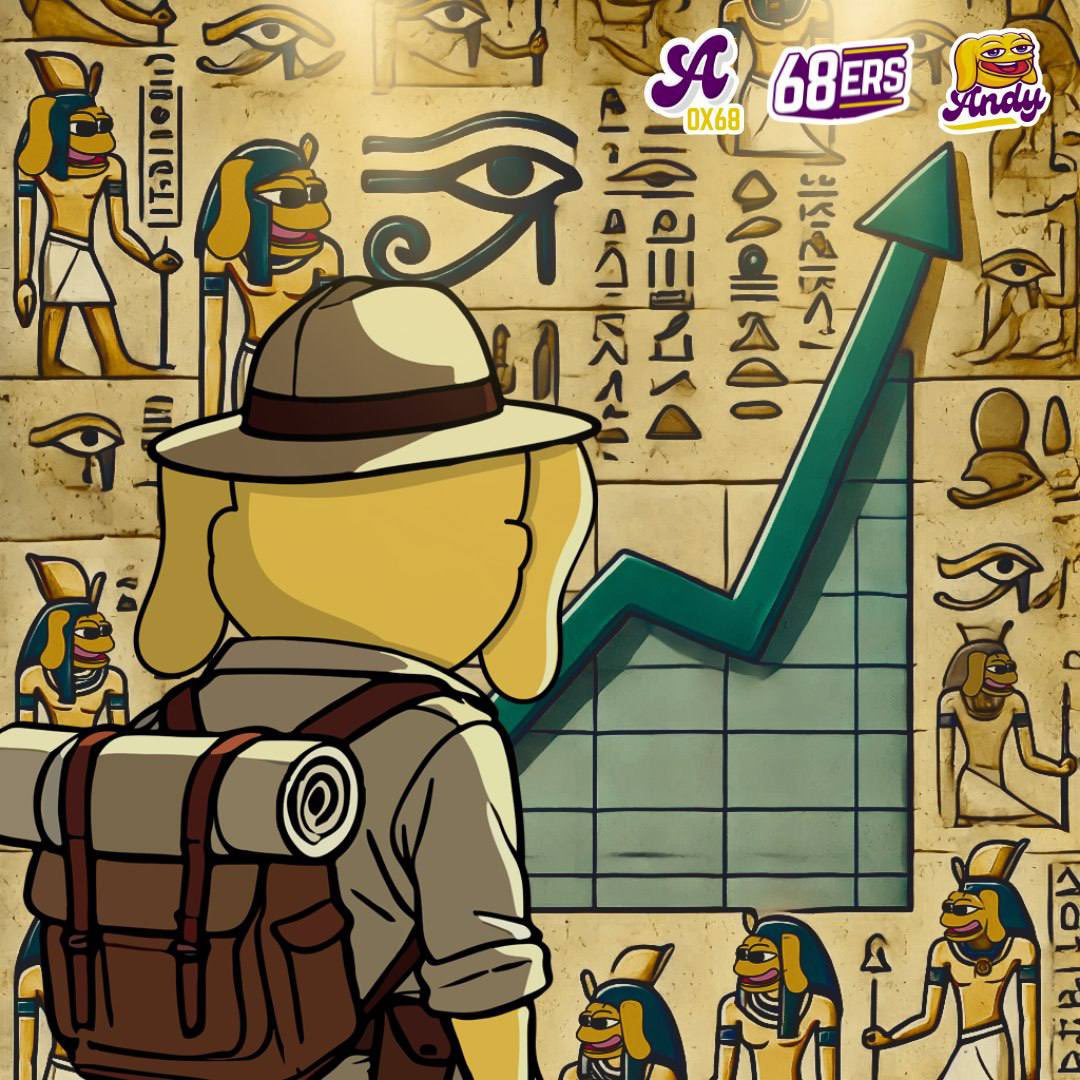 andycoinonerc's tweet photo. Egyptian hieroglyphs telling  us that $ANDY 0x68 is going up! #ETH https://t.co/67ihnvHlF3