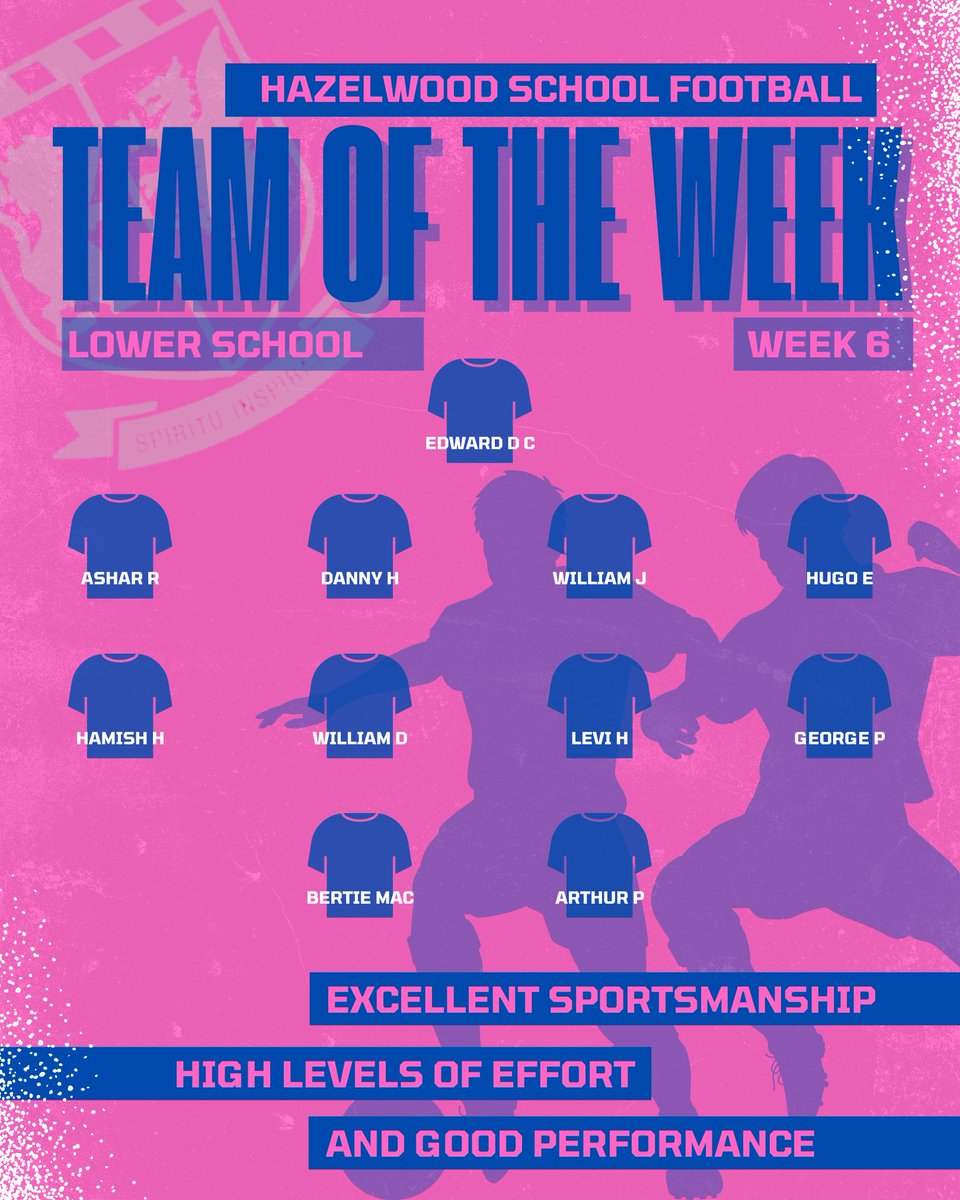 HWD_Sport's tweet photo. Another busy week ahead! 🏃‍♂️ U10 &amp; U11 Interhouse Cross Country, U8-U13 Hockey &amp; Football fixtures, plus the much-anticipated swimming gala 🏊‍♀️. A moment to reflect on our #HazelwoodTeamOfTheWeek stars from last week – their dedication and spirit make us proud! 💪 #HazelwoodSports https://t.co/CMoYcuCc24