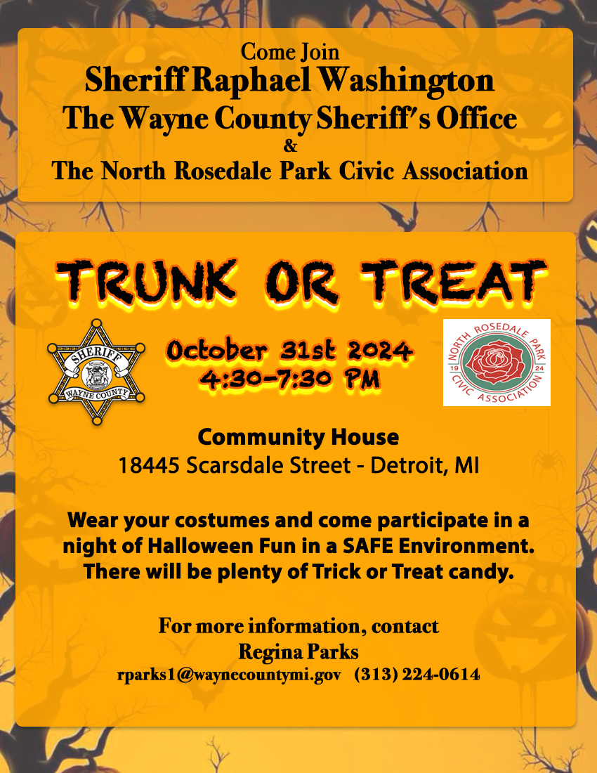 We are looking forward to partnering with the North Rosedale Park Civic Association and all of the kids in the community!