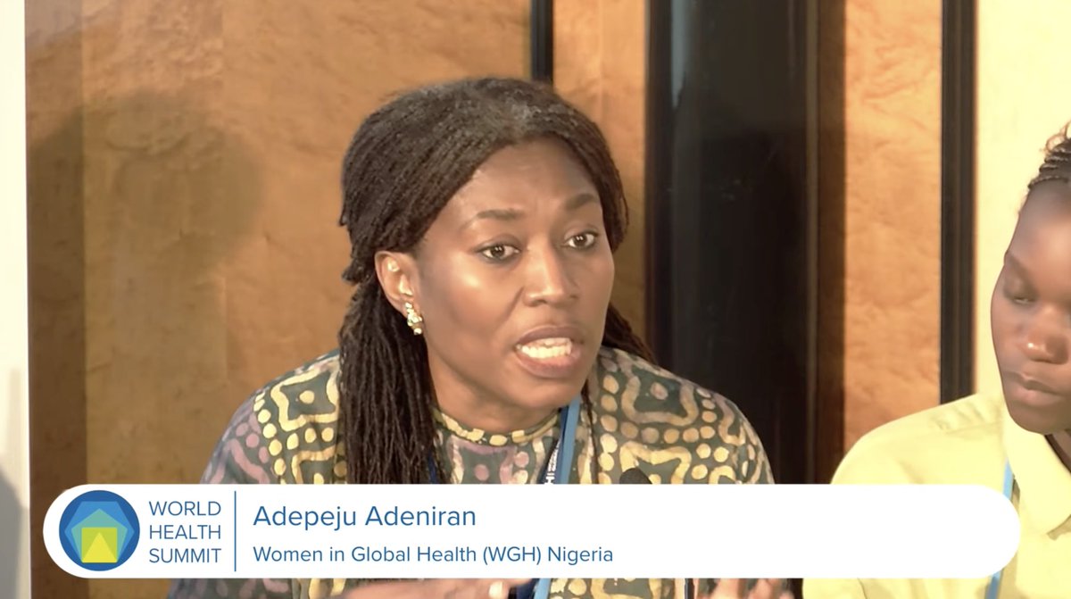 UHC2030's tweet image. &quot;To empower women and girls in #Nigeria, we must address social autonomy. Education is key—it boosts literacy and confidence, enhancing health-seeking behaviour and access to reproductive services.&quot; @kpeju at #WHS2024.
