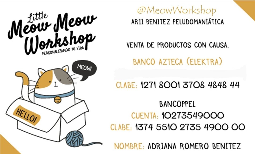 MeowWorkshop's tweet photo. Si alguien desea apadrinar alguno de los 20 michis sería un gran respiro, pero sino también pueden apoyarnos comprando boletos para la rifa o cositas en la tienda, cualquier tipo de ayuda es bienvenida, se manda foto del Michi con su vacuna y su carnet!! https://t.co/tAW2z9ReeZ