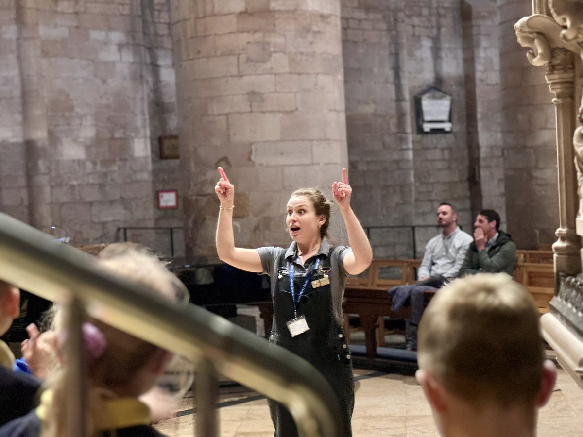 Wonderful to welcome John Moore, Tewkesbury CofE and Queen Margaret school to rehearsals for our first <a href="/_cathedralmusic/">Cathedral Music Trust</a> workshop and concert. Lots of energy in the Abbey! <a href="/TewkesAbbey/">Tewkesbury Abbey</a> <a href="/TewkPri/">Tewkesbury CofE Primary & Pre-School</a> <a href="/GlosDioc/">The Diocese of Gloucester</a> <a href="/GlosCathedral/">Gloucester Cathedral</a> <a href="/bptewkesbury/">Robert Springett</a>