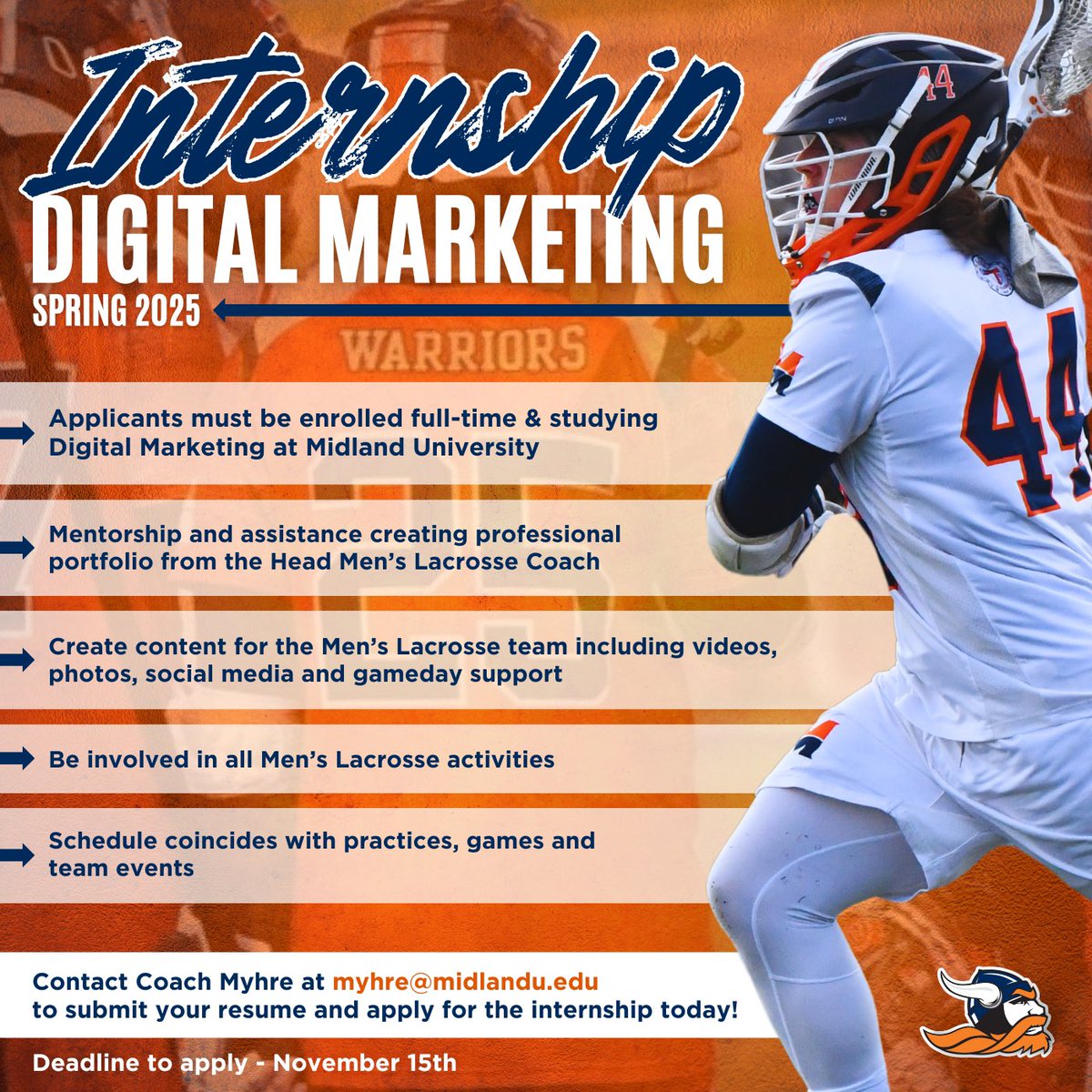 Midland University Men's Lacrosse tweet media