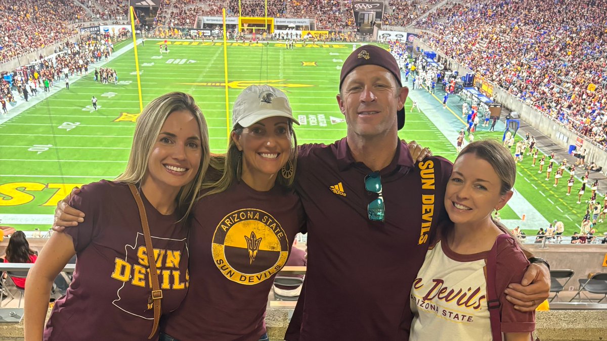 1stTix's tweet image. Arizona State Sun Devils vs Kansas Jayhawks, donated by ASU. #Firefigher Patrick writes it was such a great game, and so glad we pulled off a Sun Devil win! Thank you for the tickets. #MemoryMaker