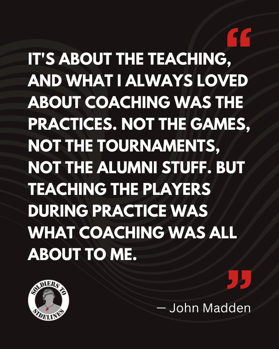 Great coaches are lifelong learners. At STS, we provide the tools and resources for continuous growth. Embrace the challenge, expand your skills, and become the coach you wish you had. 

#MotivationalMonday #LifelongLearning #EarnYourWhistle #SoldiersToSidelines