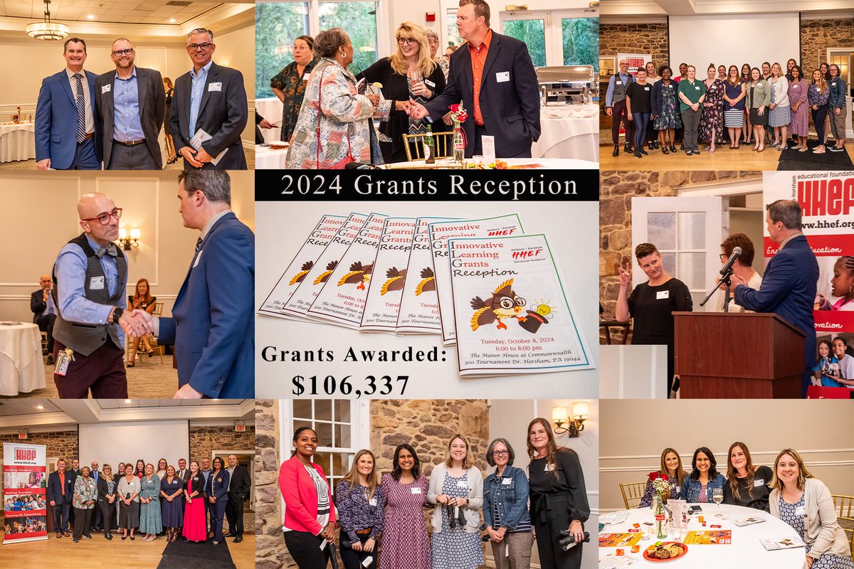 Last Tuesday evening, the HHEF hosted a reception for all of the 24-25 Grant Recipients.

-One $25,000 High Impact Grant
-Thirteen Innovative Learning Grants
-Four Classroom Grants
Totaling over $106,000.

We appreciate and applaud ALL of our educators! 👏