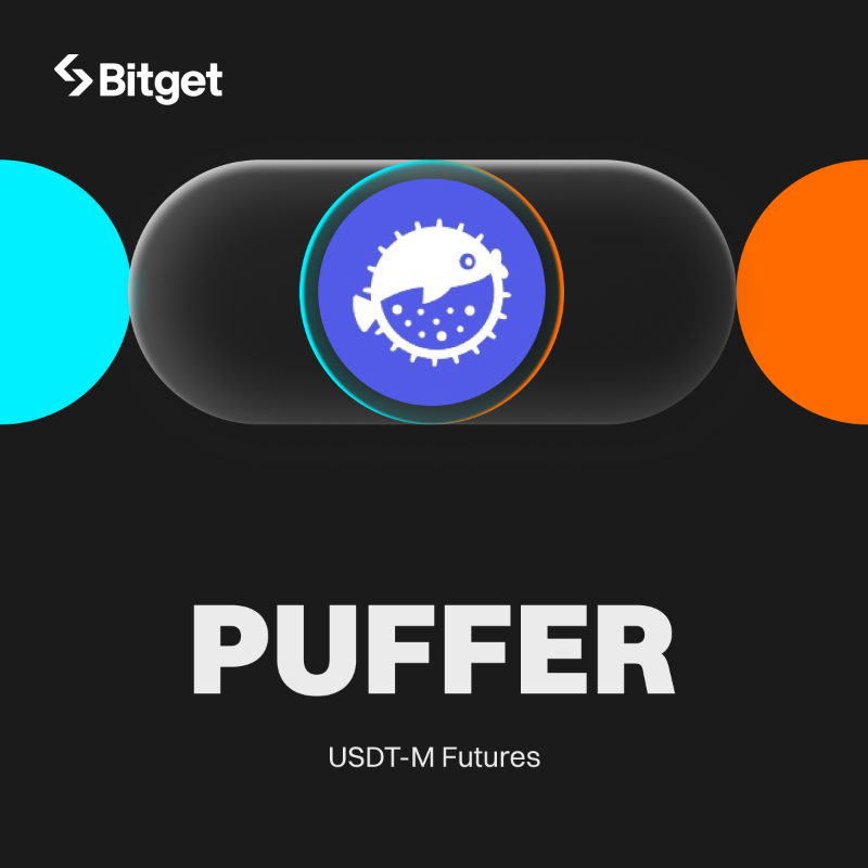 bitget's tweet photo. $PUFFER @puffer_finance USDT-M Futures is now available on #Bitget with a maximum leverage of 20x! 

🚀 Trade now: https://t.co/94eBMubdqy