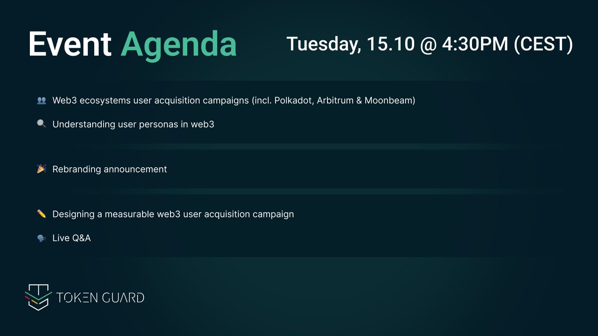 Agenda for our event tomorrow 🔥

Event Link - lu.ma/3dkq47yo

We'll be covering cutting-edge user acquisition strategies and we're going to share our latest insights!

+ The unveiling of our brand new identity, which we’ve been passionately crafting behind the scenes!