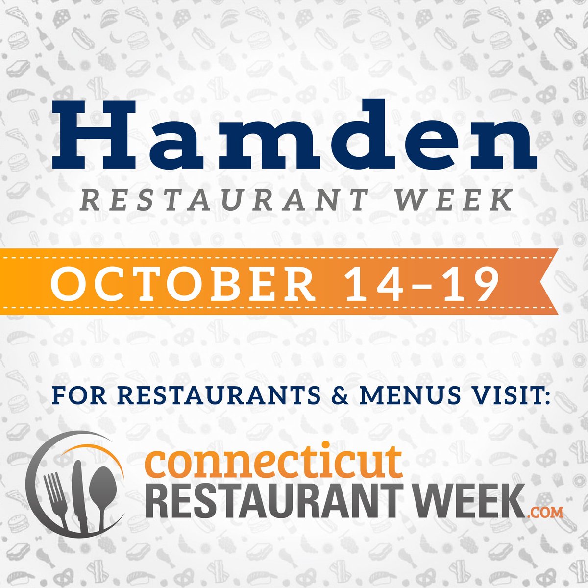 CTRestaurantWk's tweet photo. Hamden Restaurant Week starts today! Nearly 15 participating restaurants are serving up special multi course fixed price menus &amp; deals! See all the menus &amp; book your tables at https://t.co/5Am6tE66R9

#CTRestaurantWeek https://t.co/9rZSIUS4el