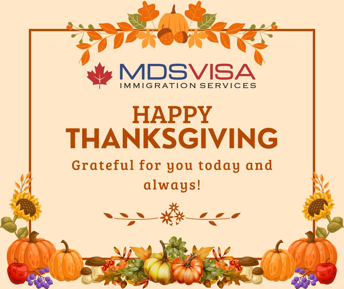MugaRajbhandari's tweet photo. This Thanksgiving, let’s take a moment to appreciate the blessings in our lives. Wishing you a day of reflection, gratitude, and joy!

#Thanksgiving #thankful #grateful #mugarajbhandari #mdsvisa https://t.co/rvZ2VHBRAU