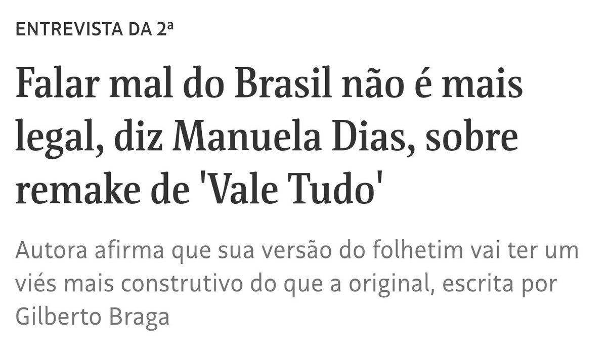 mguidacake's tweet photo. Essa novela vai ser um enterro #ValeTudo https://t.co/ARzsN30p08