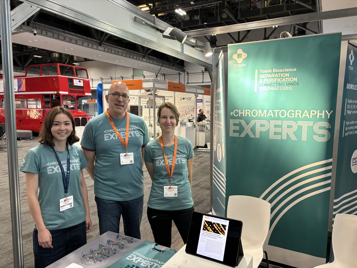 TosohBio's tweet image. What a week at #ISC2024! From October 6-10, we enjoyed talking #Chromatography with attendees who visited the booth! 🌟

#ChromatographyExperts #ConnectingMindsTouchingLives