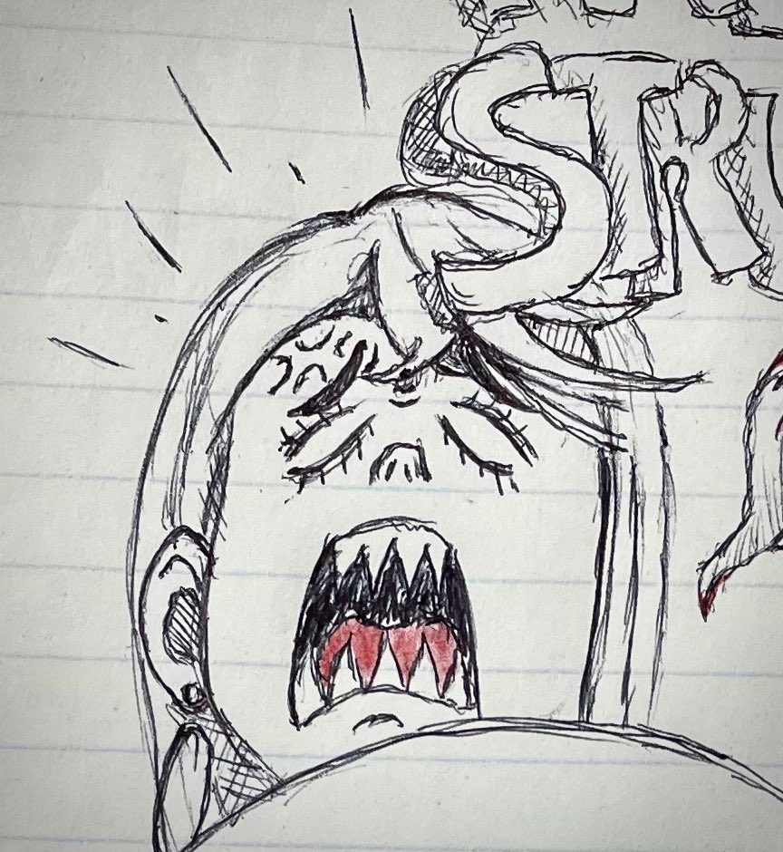 Heroic_Artist's tweet photo. I’ve been doing a couple of doodles a day on what I call “The Struggle Page”. The page is just me drawing characters that fit my emotion for the day 🤣. I had to add in my two new favorite MCs from #Dandadan . How’s everyone feeling today 👾?
#ArtistOnTwitter #drawing https://t.co/t5aXpIEY6w